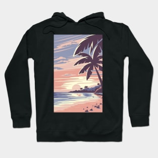 Sunset at the beach Hoodie